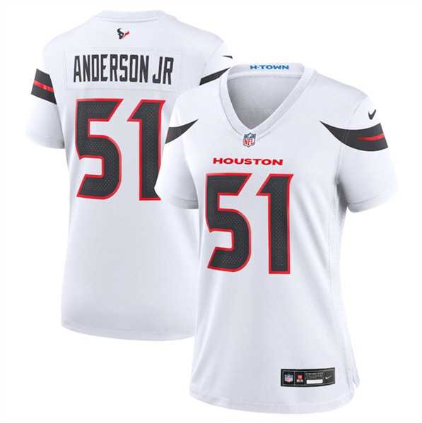 Women's Houston Texans #51 Will Anderson Jr. White 2024 Stitched Jersey Dzhi,We sell and wholesale Women's Houston Texans #51 Will Anderson Jr. White 2024 Stitched Jersey Dzhi on line form chian!